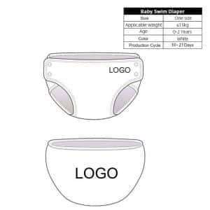 Custom Mambobaby Swim Diapers with Logo