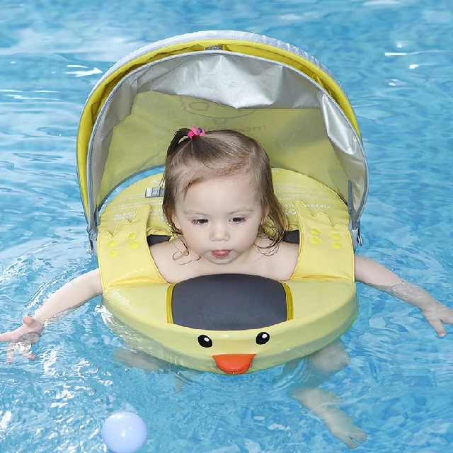 waist float with canopy