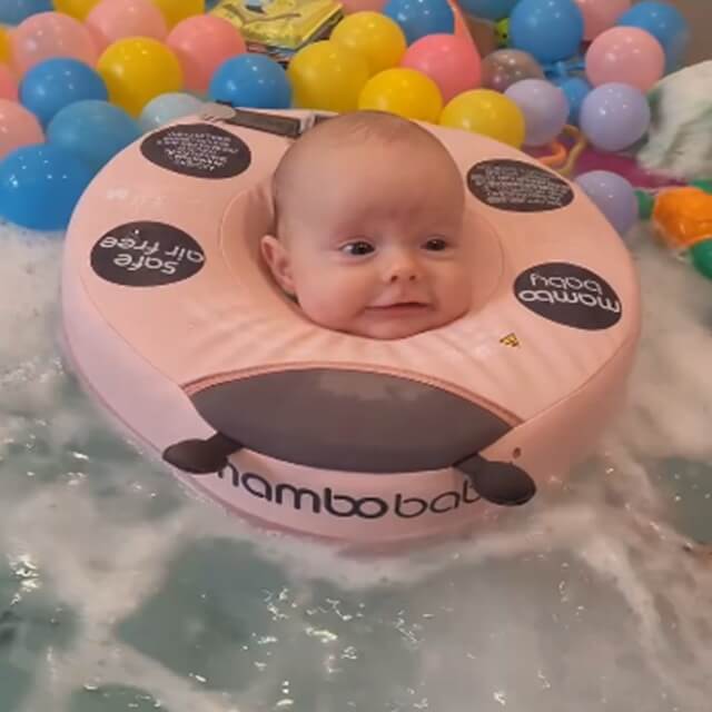 neckfloat, mambobabyfloat, mambobaby, babyspa, babyswim, babyfloat, summer, beach, swimmingpool, tiktok