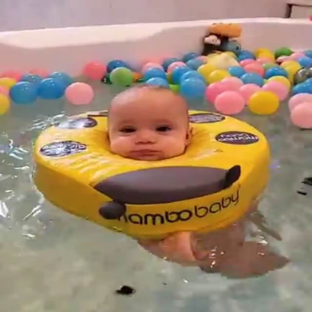 neckfloat, mambobabyfloat, mambobaby, babyspa, babyswim, babyfloat, summer, beach, swimmingpool, tiktok
